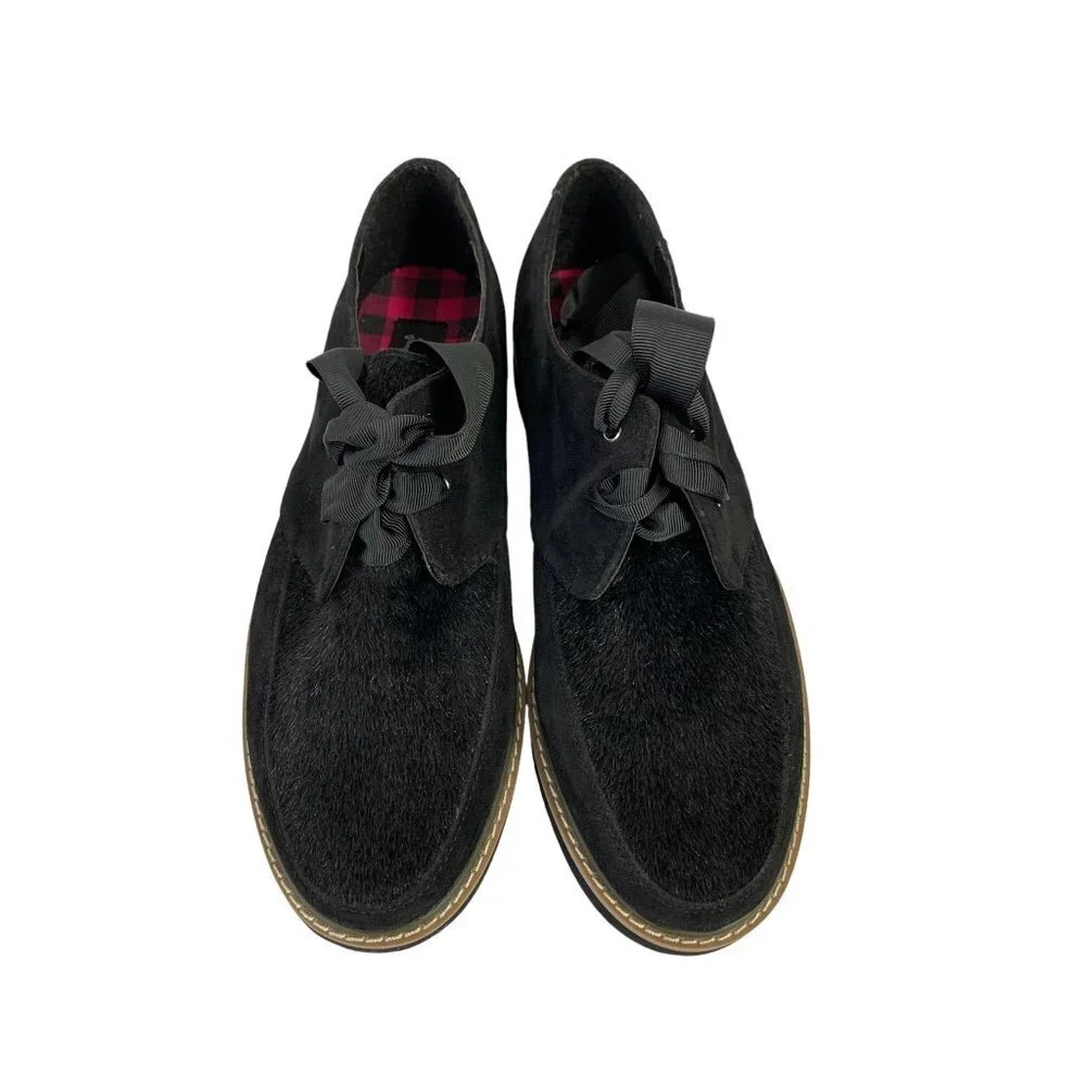 Arizona Jeans Women's Black Faux Fur Shoes - Picture 3 of 6